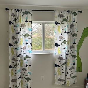 Indoor Dinosaur Curtains